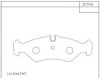 ASIMCO KD7046 Brake Pad Set, disc brake